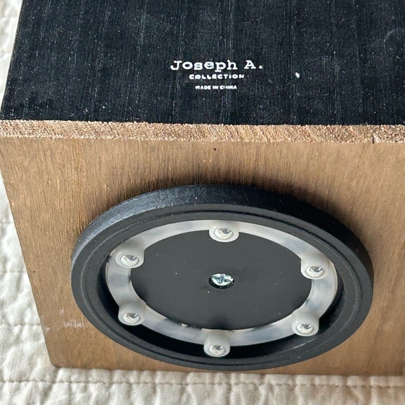 Joseph A. Collection Rotating Wooden Desk Organizer "STUFF" Pen/Pencil Holder - Picture 5 of 6